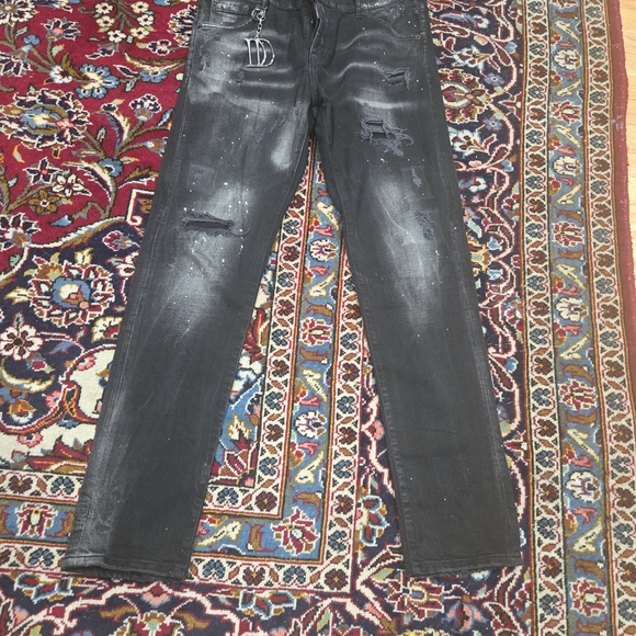 Dsquared2 Men's Black Distressed Jeans